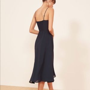 REFORMATION ROSEHIP DRESS NAVY